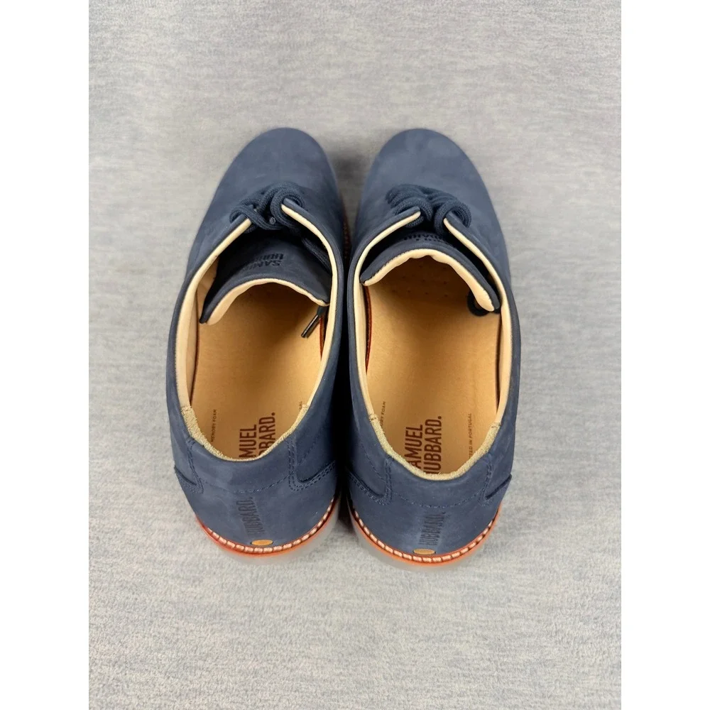 Samuel Hubbard Special Edition Oxfords Mens 10 MNavy Blue Leather Shoes